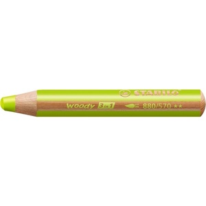 STABILO Светлозелен тебеширен молив Stabilo Woody 880/570 (880/570)