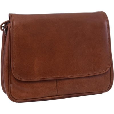 Mercucio dámská kožená crossbody kabelka koňak 250714
