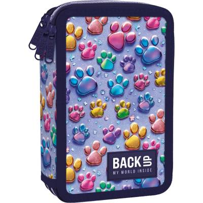 DERFORM Несесер с пособия BackUp 8 EW - Magic Paw Paws, 3 ципа (710216)