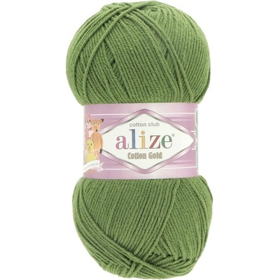 Alize Cotton Gold 35 khaki zelená
