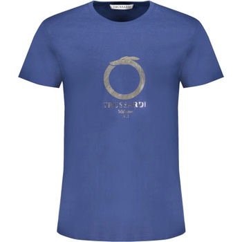 Trussardi Мъжка тениска с къс ръкав trussardi, Цвят Синьо (tru2mts03_bl14dkbl)