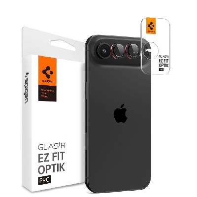 Oslona aparatu spigen optik pro l-series glas. tr ez fit camera protector 2-pack iphone air black/red (8800283309942)