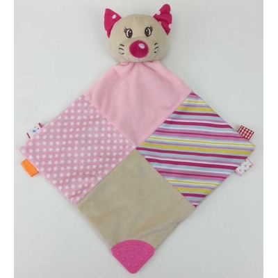 Baby Mix Zaspávačik Mačička ružová