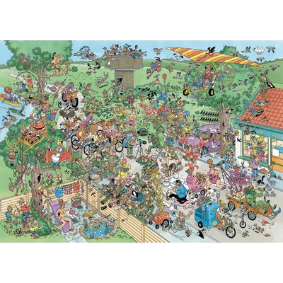 Jumbo - Puzzle Jan Van Haasteren: Big Garden Birdwatch - 1 000 piese
