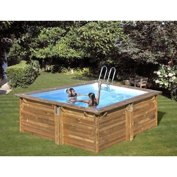 Image 1 of GRE Дървен квадратен басейн CARRA 305 x 305 дълбок 119 cm (WPCARR3)