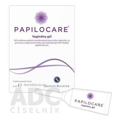Papilocare vaginálny gél 7 x 5 ml