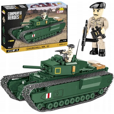 COBI 3046 Company of Heroes 3 Britský tank Churchill Mk III