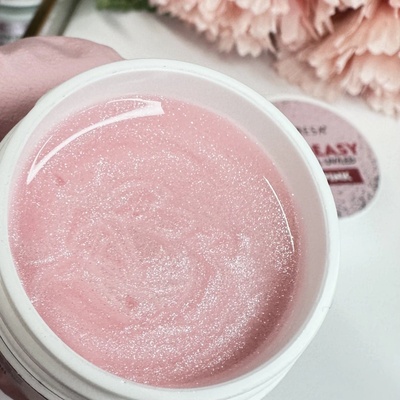 Claresa UV/LED gél na nechty Soft & Easy Builder gel GLAM PINK 90 g