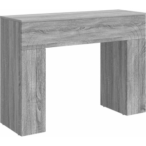 vidaXL Масичка за кафе Сива сонома 102 x 35 x 75 см (899933)