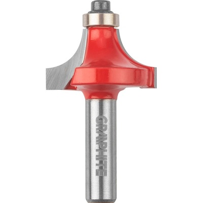 Graphite Frézovací bit, zaoblení povrchu, HM, 34,9 x 15,4 mm, stopka 8 mm