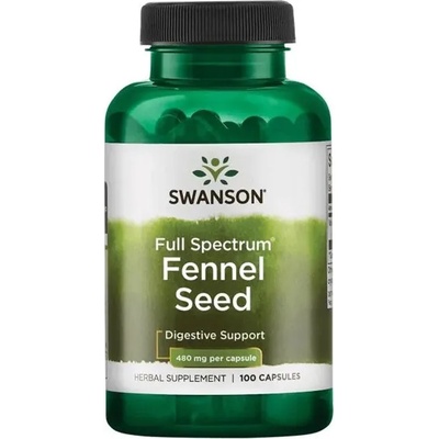 Swanson Full Spectrum Fennel Seed, 480 mg, 100 капсули, Swanson (SW976)