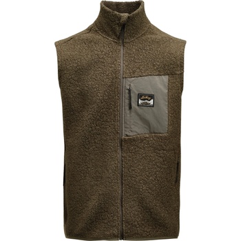 Lundhags Мъжки вълнен елек Lundhags Flok Wool Pile Vest Wool vest - Forest Green (032-0877-0711)