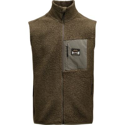 Lundhags Мъжки вълнен елек Lundhags Flok Wool Pile Vest Wool vest - Forest Green (032-0877-0711)