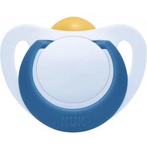 Nuk Каучукова залъгалка Nuk - Star, 18 м+, синя (10737045) - baby