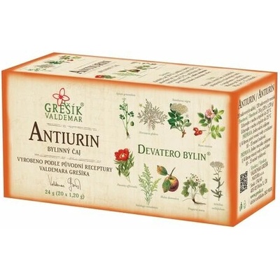 Grešík Antiurin čaj 20 x 1,2 g