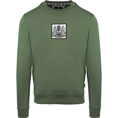 Aquascutum Блуза Aquascutum Men's Round Neck Crew Sweatshirt - Military Green