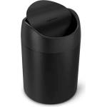 simplehuman - Настолна кошница за отпадъци, 1, 5 л, матово черна CW2100 (CW2100)