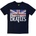 The Beatles Drop T Logo & Vintage Flag Navy Blue XL Риза (BEATTEE407MN04)