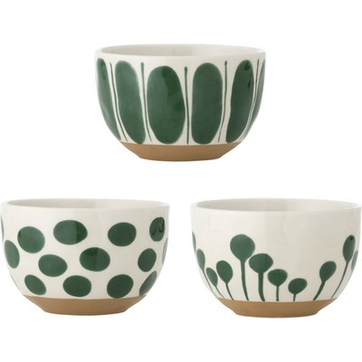 Bloomingville Keramická miska Linora Green 580 ml