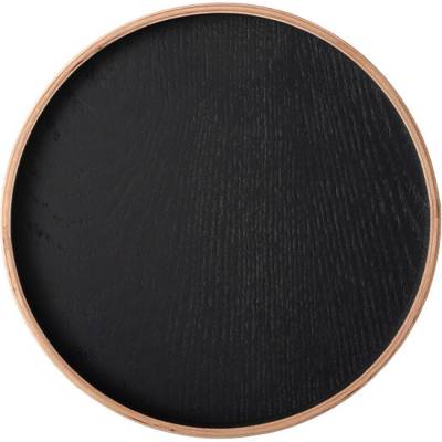 Lunasol Okrúhly podnos Ø 22 cm H: 3.5 cm Elements Wood Wengue