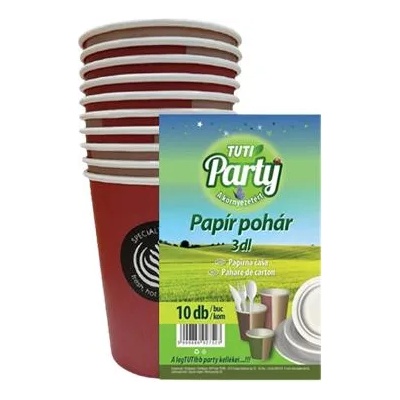 TUTI Хартиена чаша, 3 dl, 10 бр, TUTI "Party" PDP_966 (PDP_966)