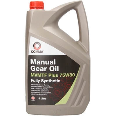 Comma Трансмисионно масло comma mvmtf plus 75w80 fs 5 литра