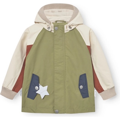 Mini A Ture Детско водоустойчиво яке Mini A Ture Kid's Matwally Fleece Lined Jacket Waterproof jacket - Boa Green Col B. - размер 92 (703-6705-0111)