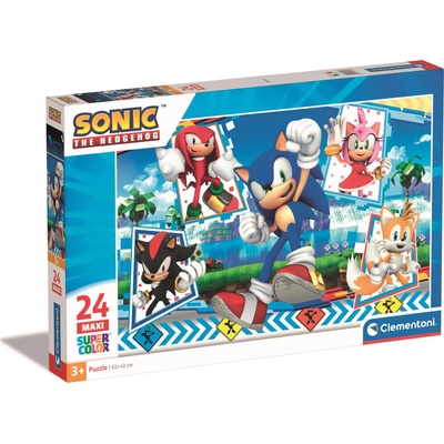 Clementoni - Puzzle Sonic Prime maxi - 1 - 39 piese