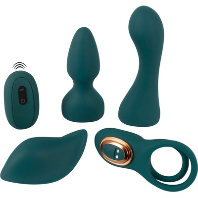 Coup!es Choice RC Mini Vibrator with 4 Attachments Green – Zbozi.Blesk.cz