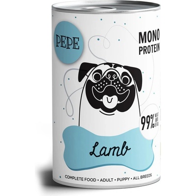 Pepe Adult Mono Protein Lamb 6 x 400 g