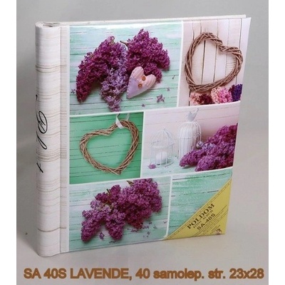 POLDOM album samolep LAVENDE 23x28cm 40s