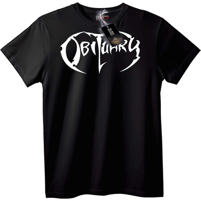 NOONEBRAND Тениска Obituary Лого - S, White