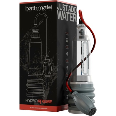 Bathmate HydroXtreme 9 - Vakuová pumpa na penis Průhledný
