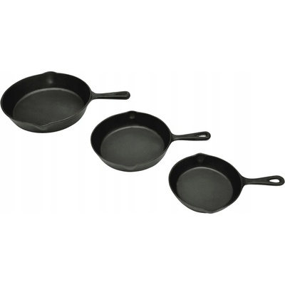VidaXL Grilovací pánev 1 24 cm litinová
