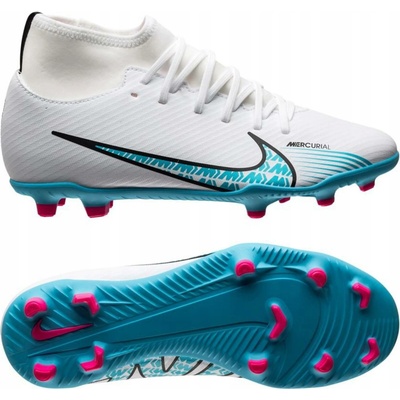 Nike Mercurial Superfly 9 Club JR FG/MG bílé DJ5959-146