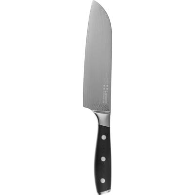 Lunasol nôž Santoku z damaškovej ocele Platinum 18 cm
