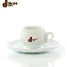 Danesi Caffé biely porcelánový šálka s tanierikom pre Ristretto 60 ml