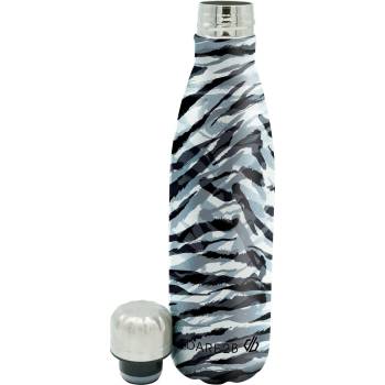 Dare2b Adults Metal Waterbottle - Blk&WhiZebra
