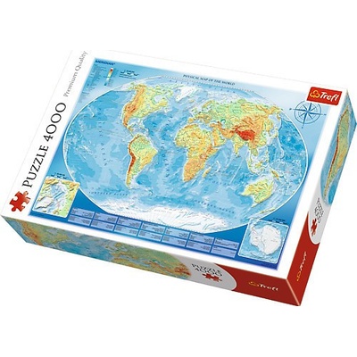 Trefl Veľká mapa sveta 4000 dielov
