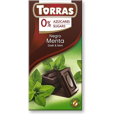 TORRAS HOŘKÁ S MÁTOU BEZ CUKRU 75 G
