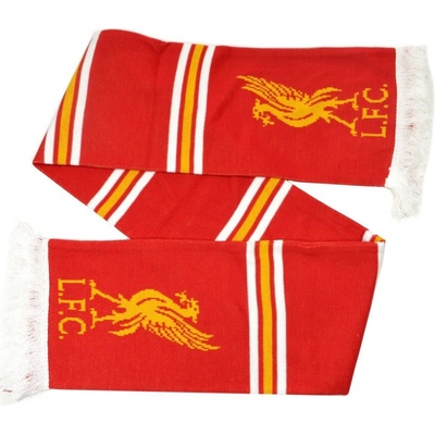 Liverpool pletený šál červený