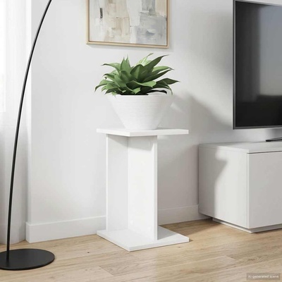 vidaXL Стойка за растения 2 бр. Бяло 25 x 25, 5 x 40, 5 см (899675)