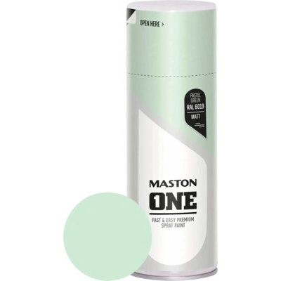 Maston one lak v spreji Matt RAL6019 400 ml bielozelený