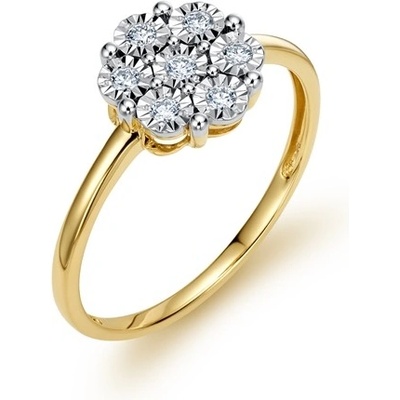 L'amour Diamonds Zlatý prsten s diamanty JR12048Y15