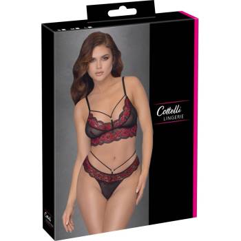 Cottelli - red rose bra set