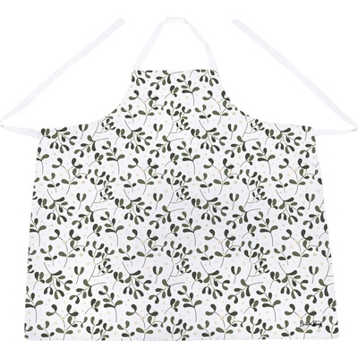 Butter Kings Santa Likes Mistletoe zástěra bílá/zelená