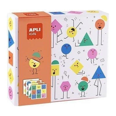 Apli Kids samolepková hra emoce geometrické tvary 19433