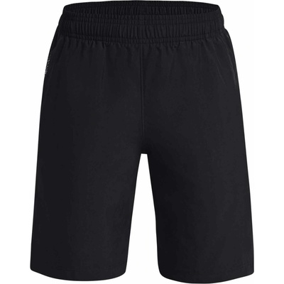 Under Armour WOVEN GRAPHIC shorts čierna reflexný neón