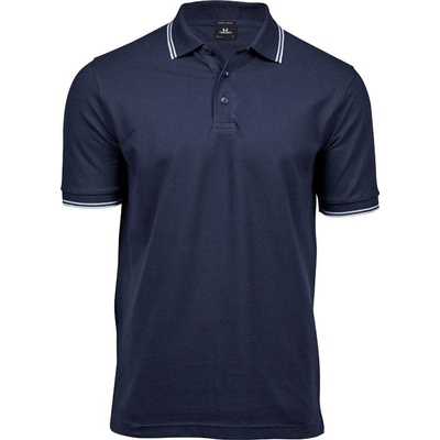 Tee Jays 1407 pánske elastické polo modré navy biele