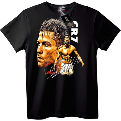 NOONEBRAND Тениска CR7 Cristiano Ronaldo - L, White